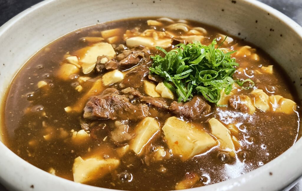 牛スジ麻婆カレーうどん 1,280円